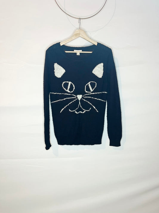 Long Cat Face Sweater