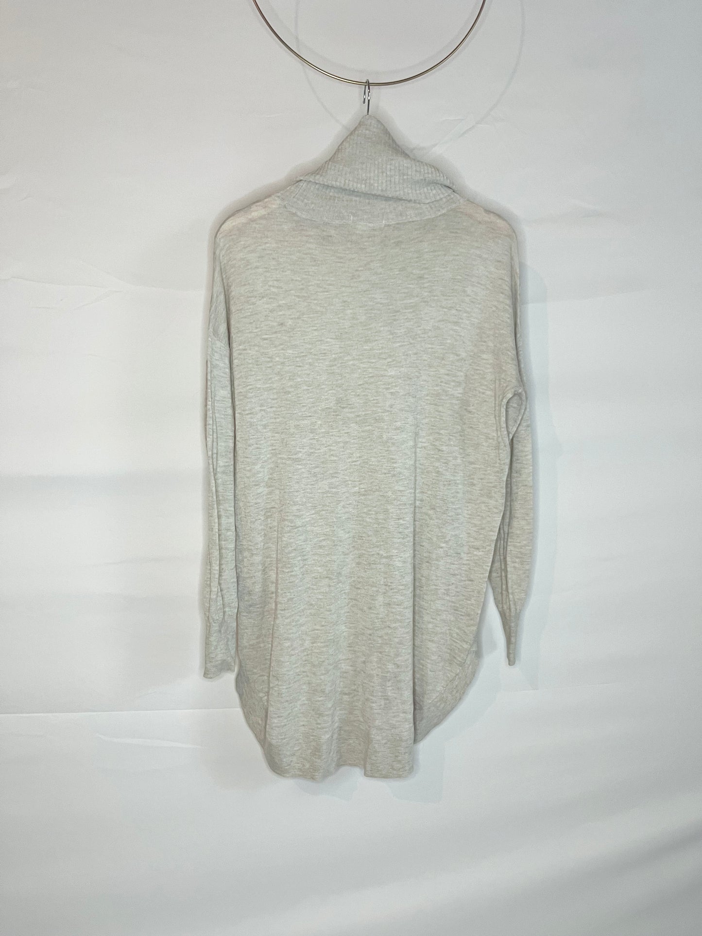 Heather Brown Turtleneck Sweater