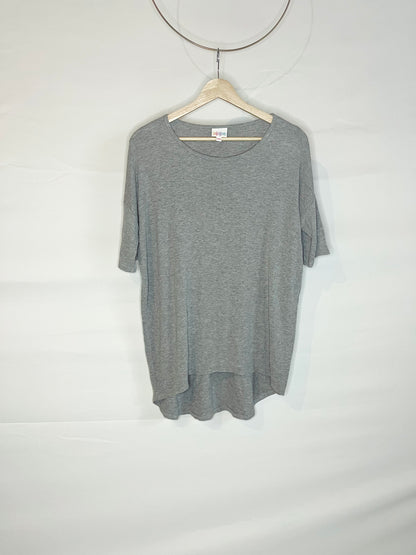 Gray Oversized Drop Shoulder Tee