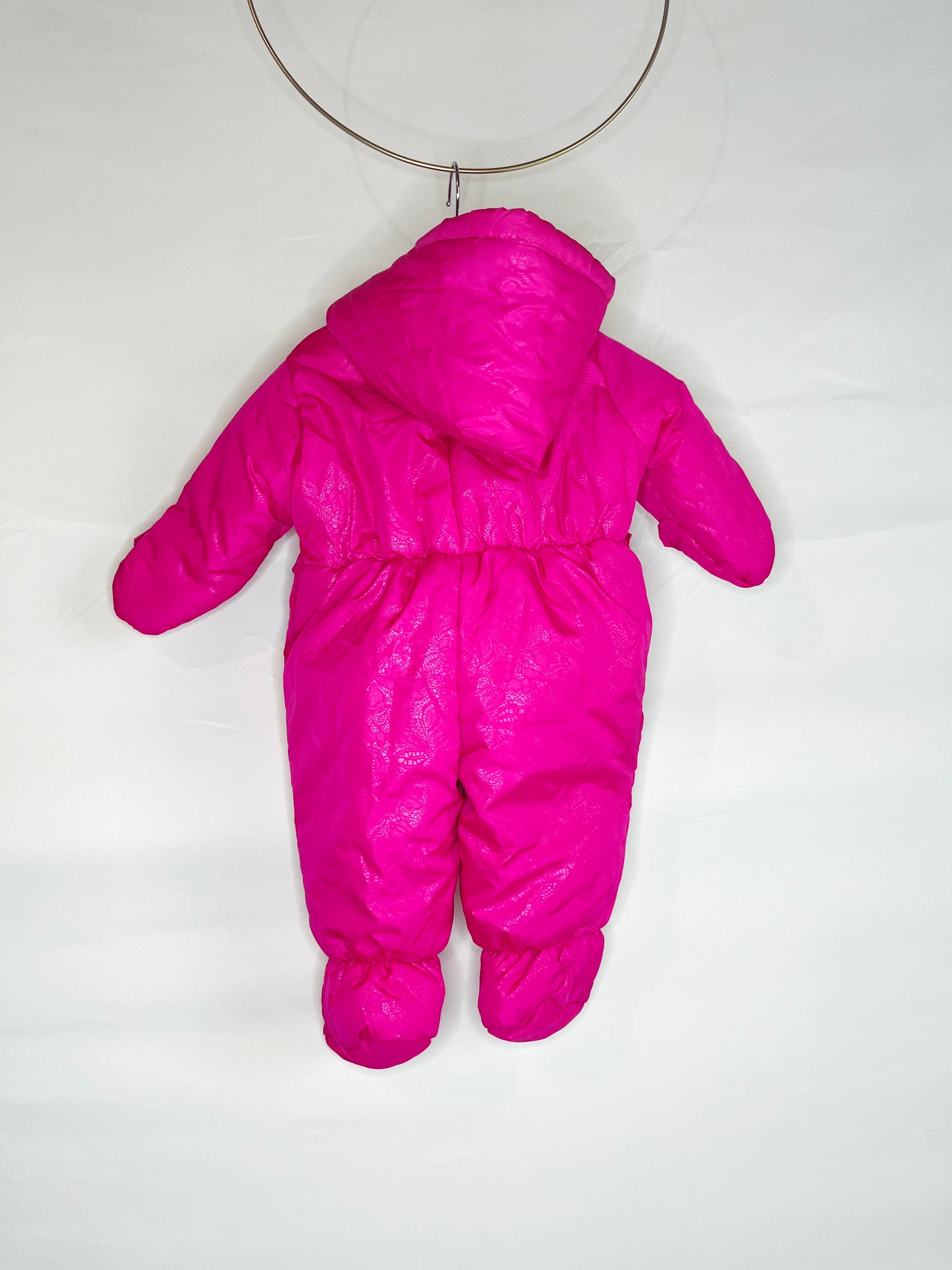 Hot Pink Zip-Up Snowsuit