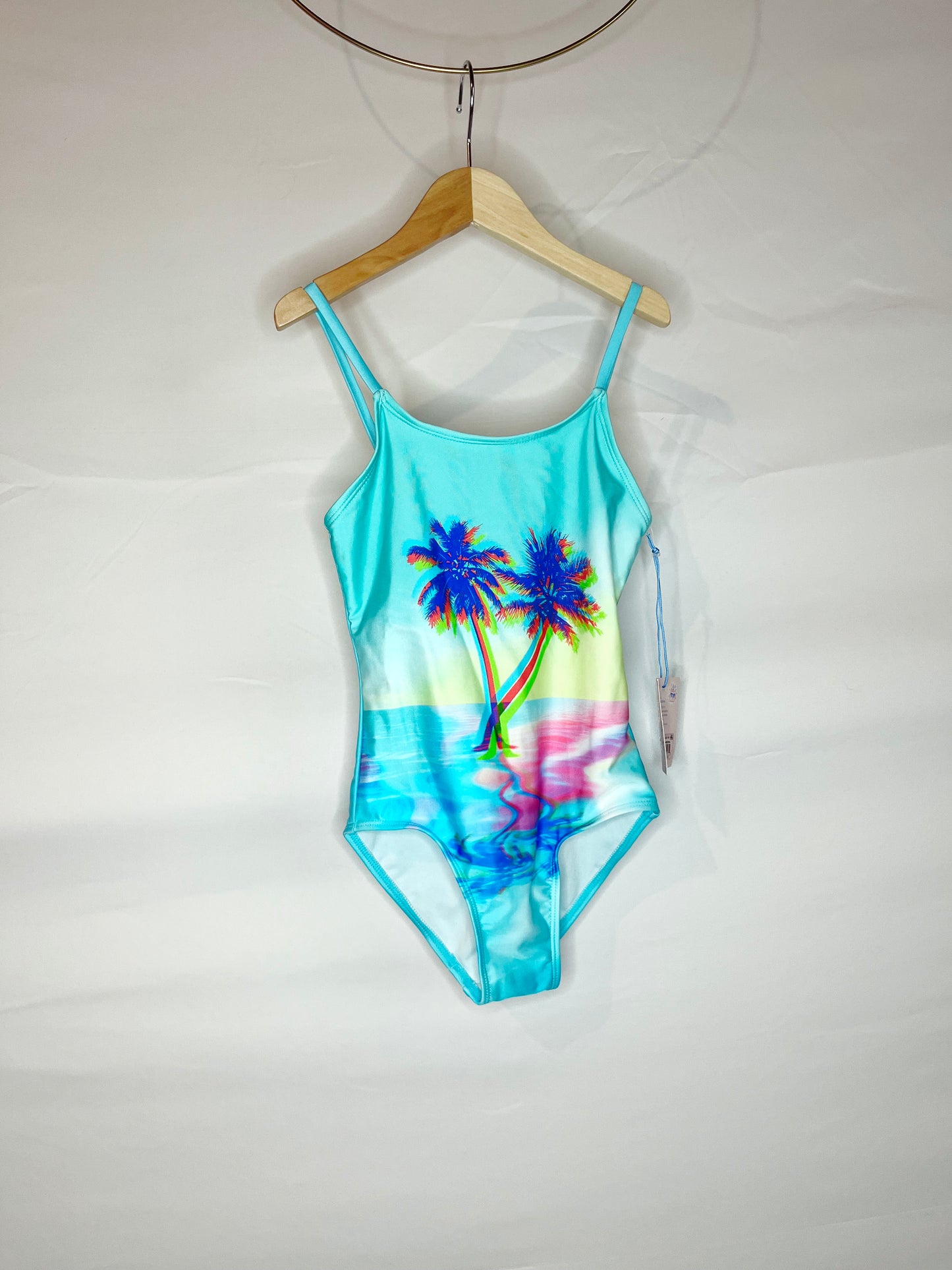 Palm Tree One-Piece Swimsuit