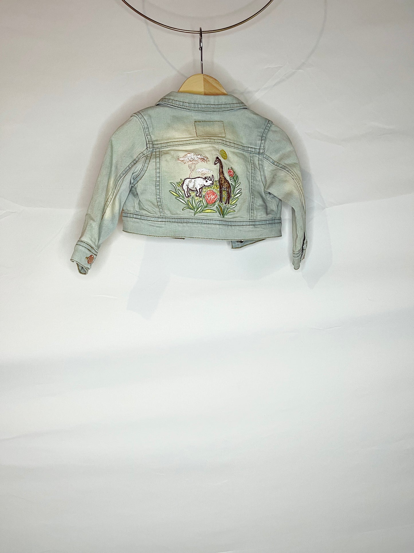 Safari Embroidered Denim Jacket