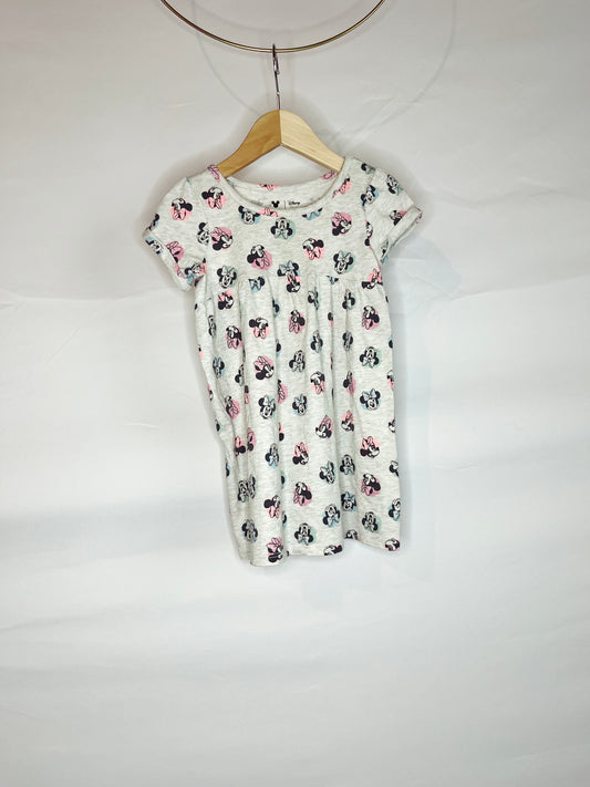 Minnie Mouse Short Sleeve Dress with Diaper Cover
